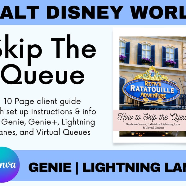 2024 WDW Skip the Queues Guide Travel Agent | Genie+ | Lightning Lane | TRON Lightcycle | Genie Plus Guide | WDW Guide