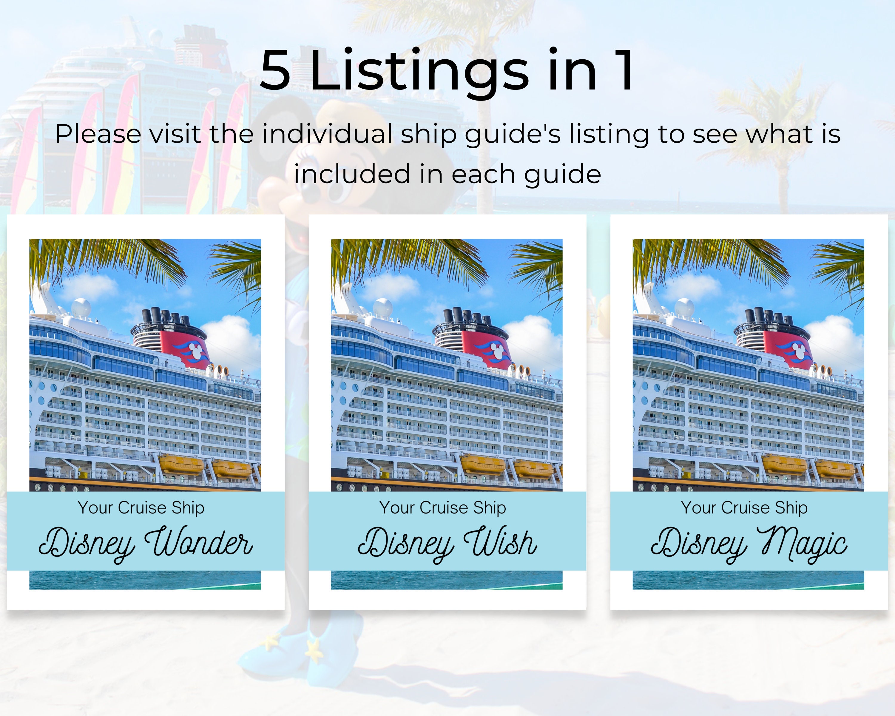 DCL Ship Guide, Cruise Planner, Cruise Ship Guide, Travel Agent Cruise