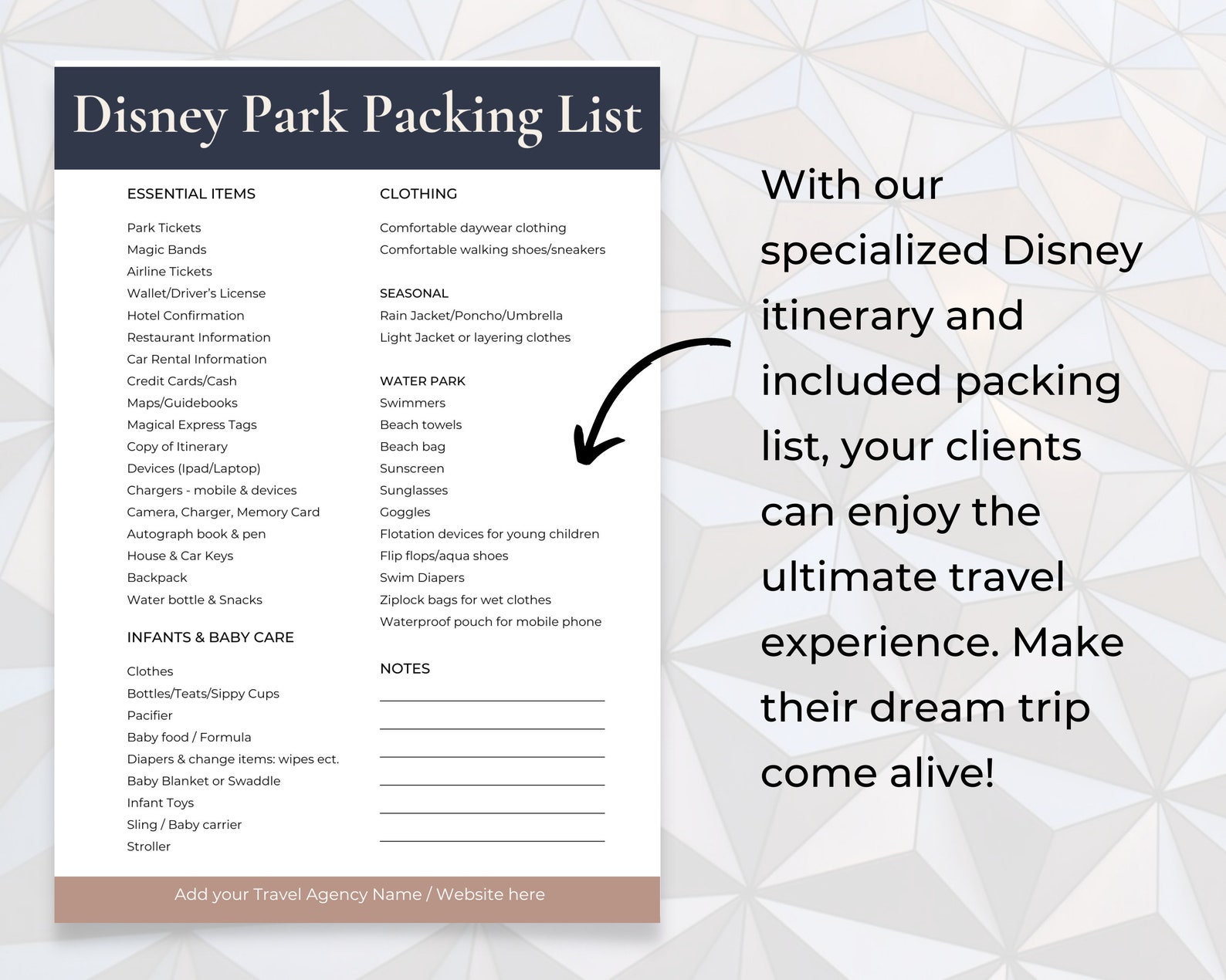WDW Vacation Itinerary Template for Travel Agent, WDW Itinerary, WDW WDW Vacation Itinerary Template for Travel Agent, WDW Itinerary, WDW