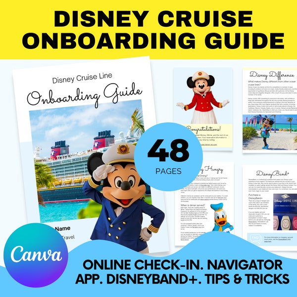 2024 DCL Cruise Line Planner, DCL Onboarding Guide, Cruise Travel Agent, Disneycruise