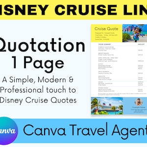DCL Quote Template, Travelagency, Travelagent