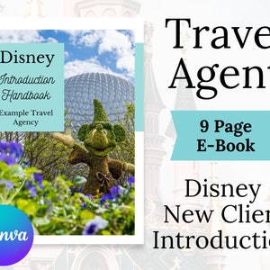 WDW New Client Introduction Handbook, Travel Agent Template, Travel Agent Content, Travel Business, Travel Advisor