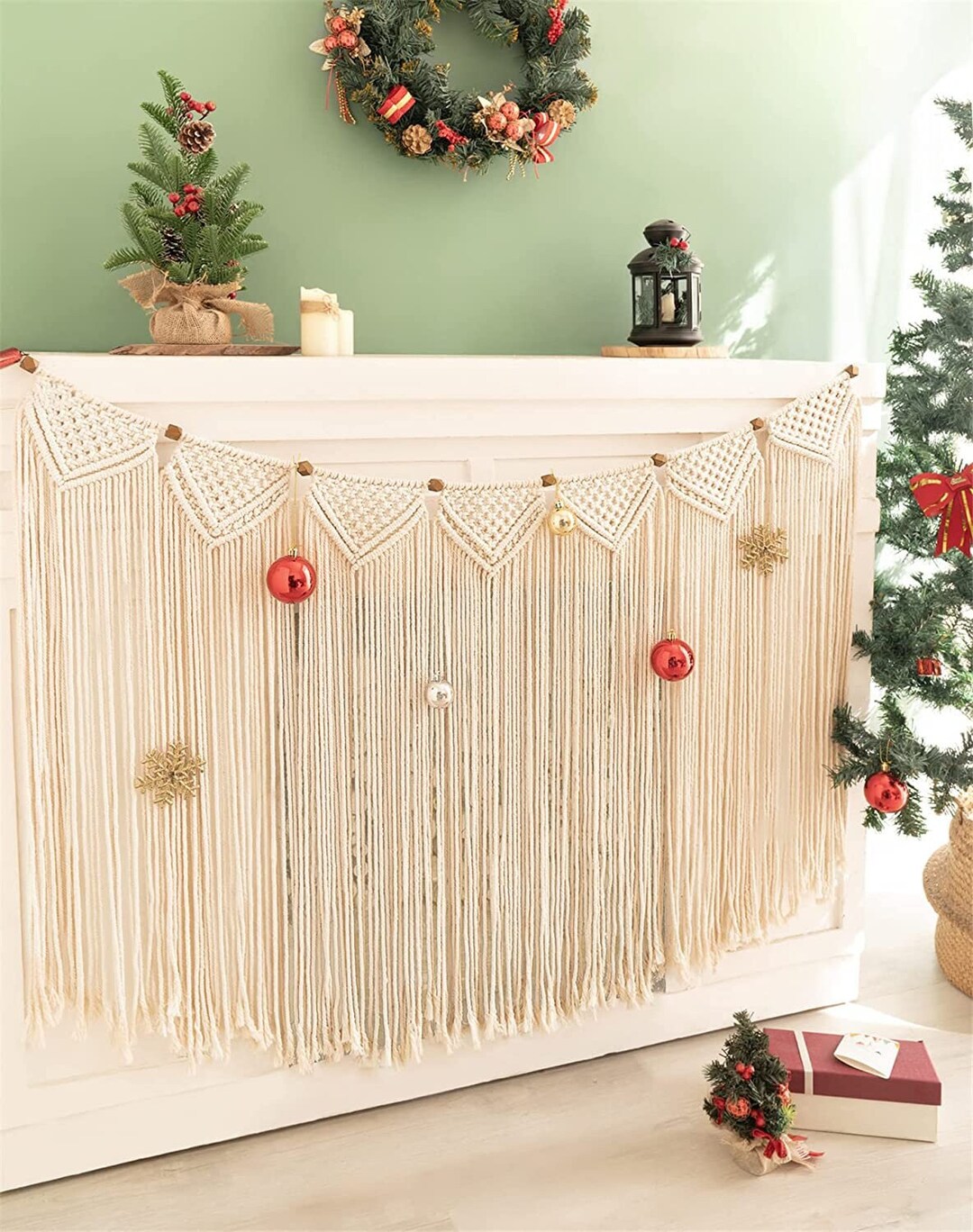 Decordeliveredd Macrame Headboard, Wall Art Decoration, Large Wall