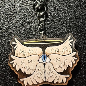 CLEARANCE Seraphim Acrylic Charm Keychain - Etsy