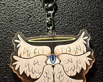 Seraphim/Biblically accurate angel acrylic keychain