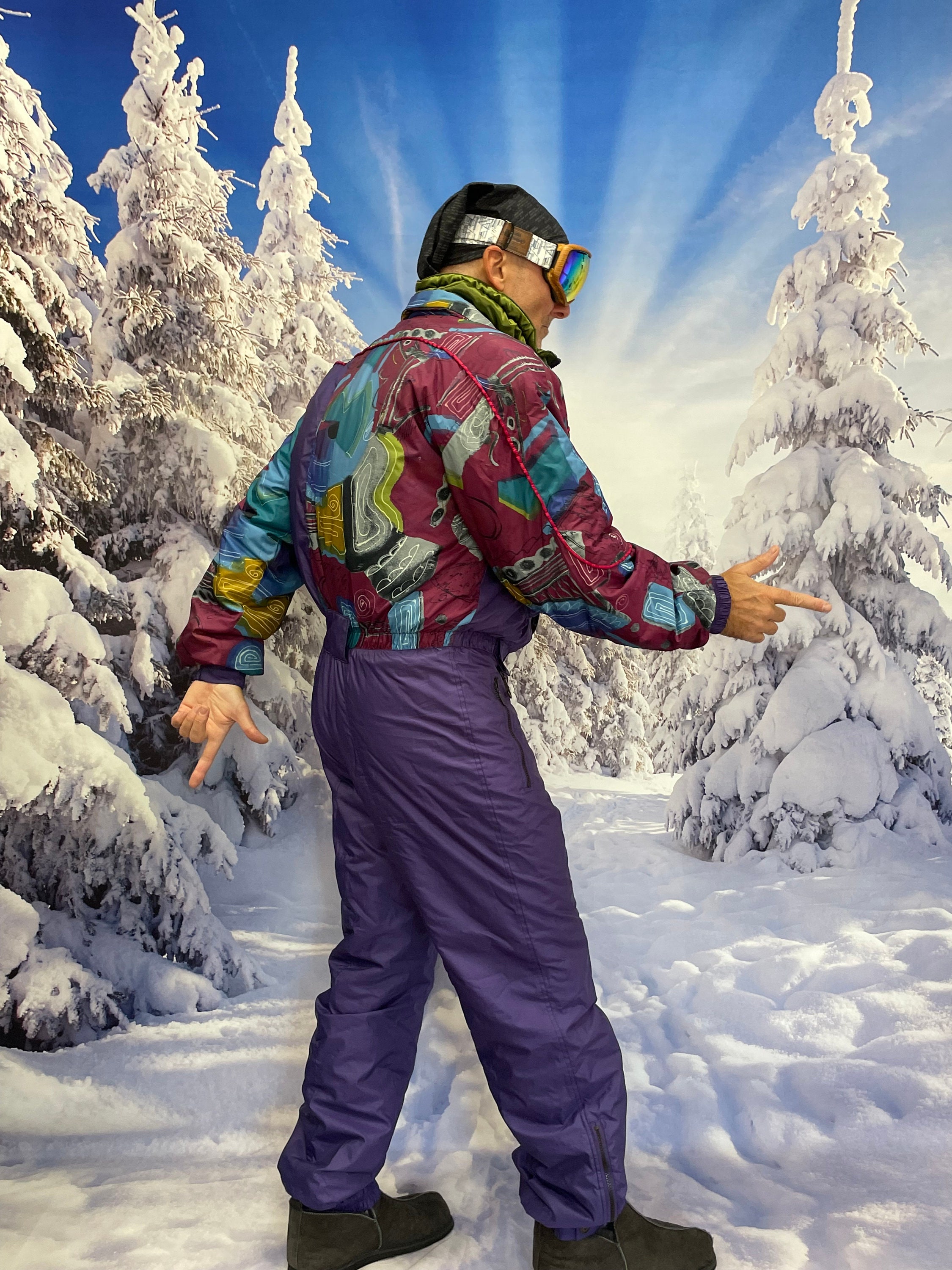 Vintage Ski Suit Silvy - Etsy
