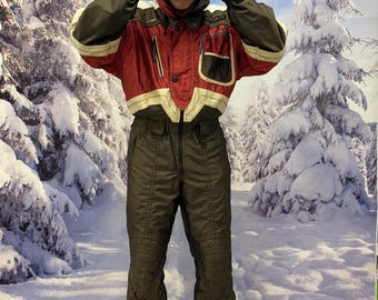 Vintage Ski Suit Descente Skisuit Ski Onesie Ski Jumpsuit - Etsy