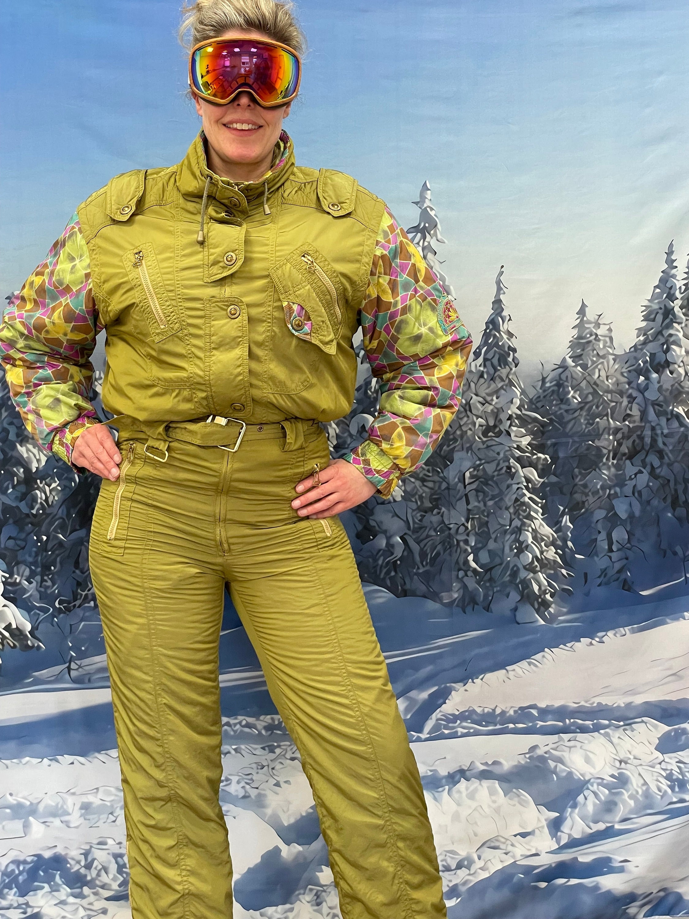 Vintage Ski Suit Silvy - Etsy