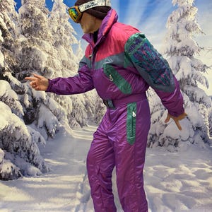 Increíble traje de esquí vintage Ellesse