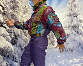 Vintage Ski Suit Silvy - Etsy
