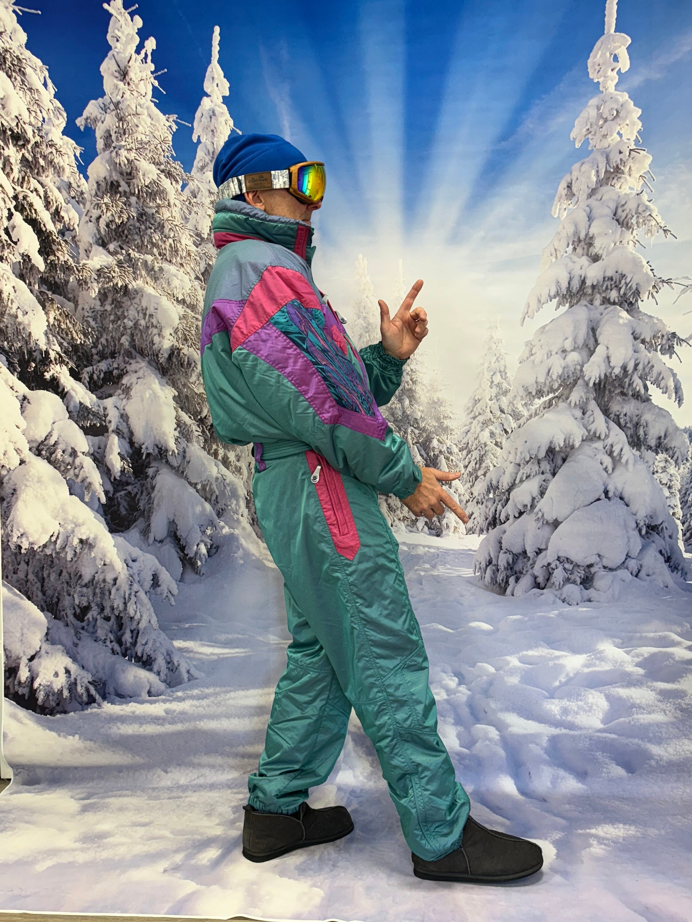 ellesseスキーウェアＬ Turquoise Ski Suit Ellesse - Etsy