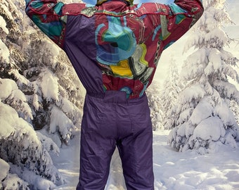 Vintage Ski Suit Silvy - Etsy
