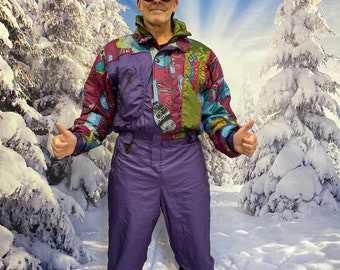 Vintage Ski Suit Silvy - Etsy