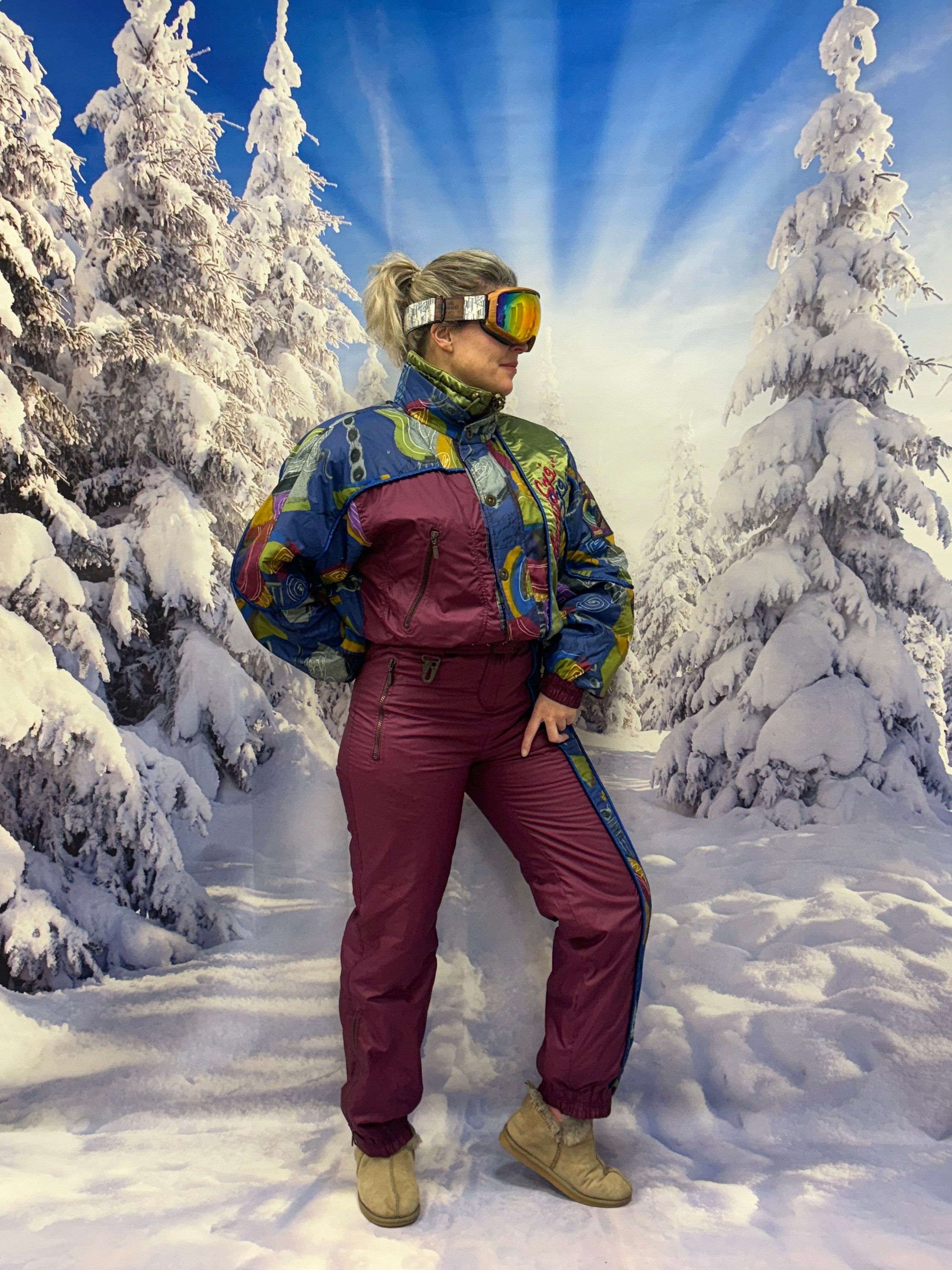 Fantastic Silvy Ski Suit - Etsy New Zealand