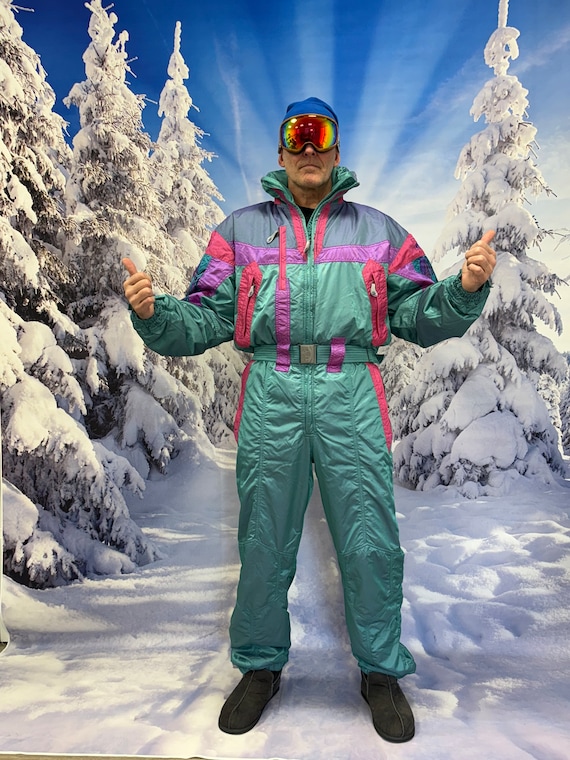 Turquoise Ski Suit Ellesse - Etsy