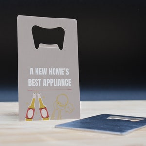 Novo melhor eletrodoméstico - Abridor de garrafas de aço inoxidável - Idéia perfeita para aquecer a casa (boop-ha23-newappl)