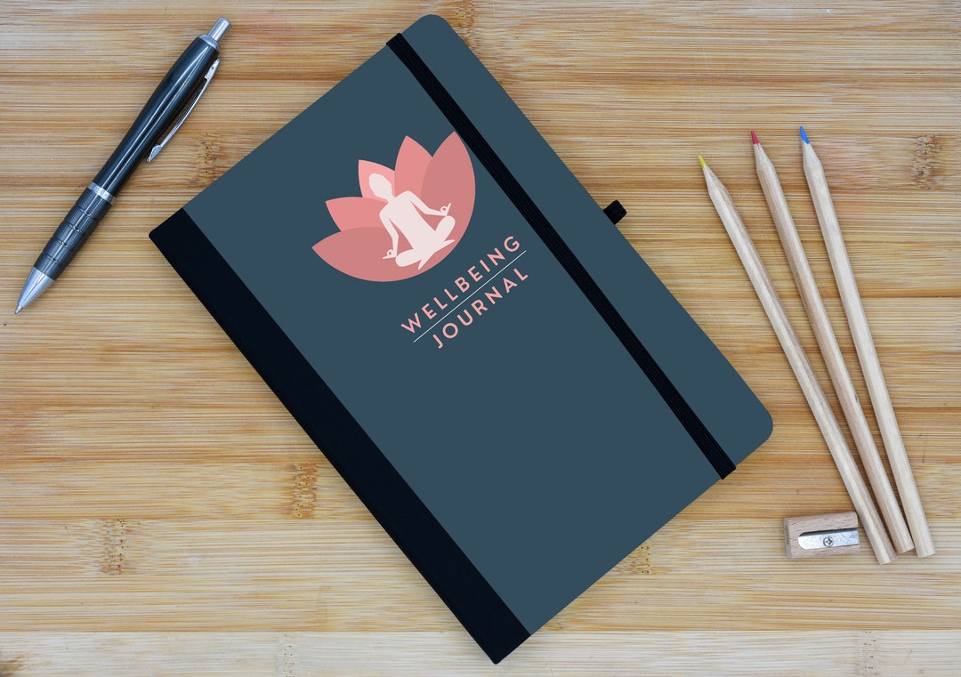 Wellbeing - A5 Lined Paper Scrapbook - Meditation Idea for Family and ...