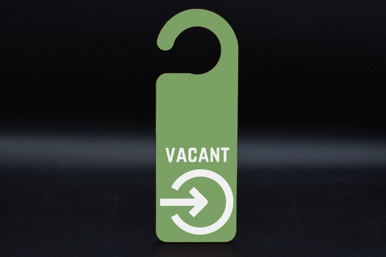 Vacant Professional Plywood Door Handle Hanger Ideal Work Office Sign ...