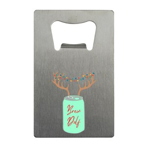 Brew Dolf – Grappige feestelijke roestvrijstalen flesopener – Perfect voor familie en vrienden (boop-ds23-brewdolf)