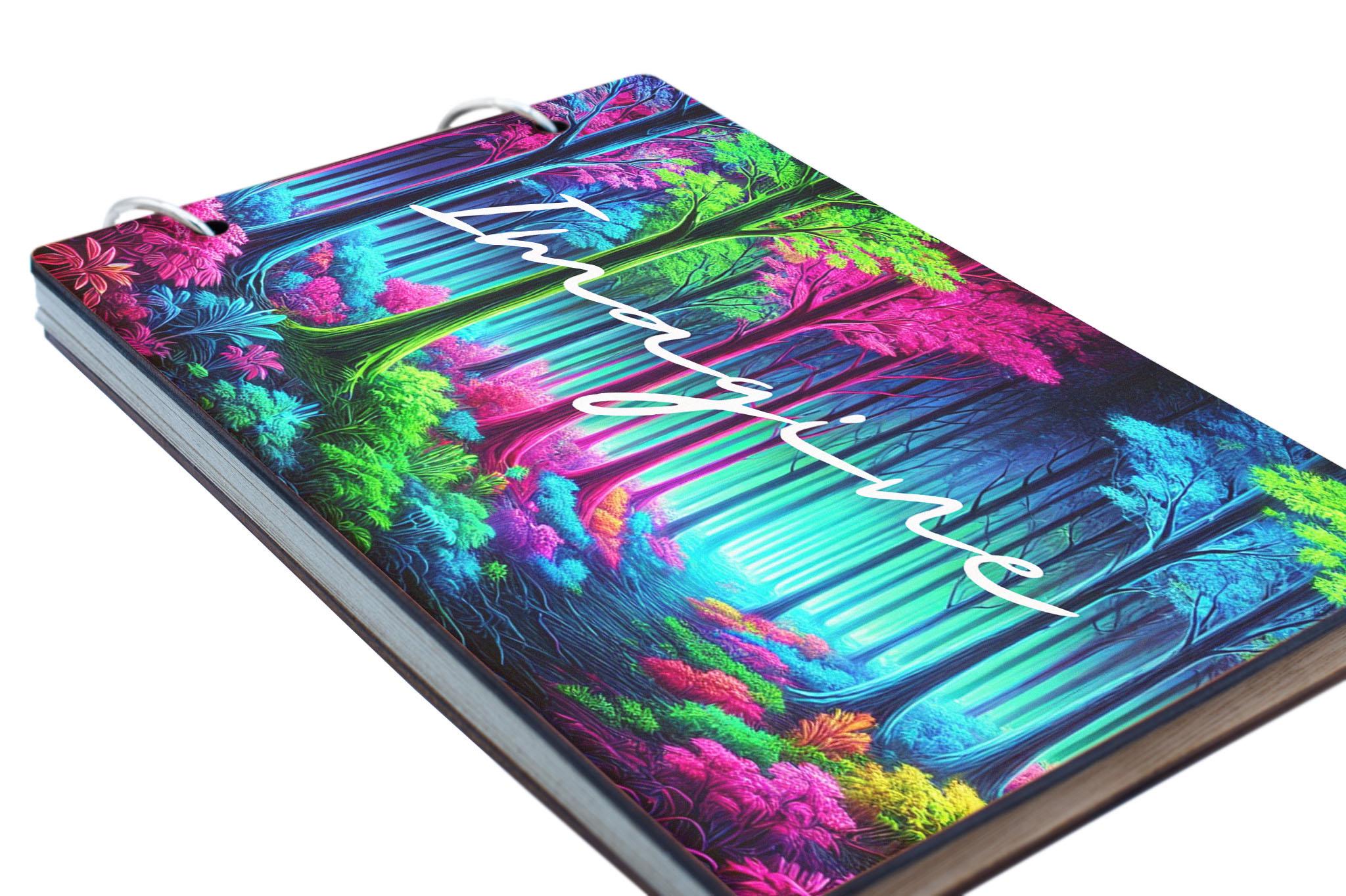 Neon Forest Scrapbook - Imagine Your Dreamlike Landscape