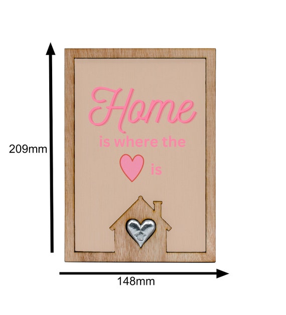 La maison est où le coeur est | Vecteur Premium