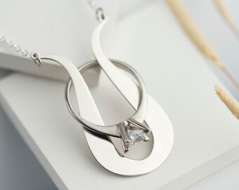 Sterling Silver Ring Holder Necklace: Healthcare Professional Gift, ring  keeper pendant