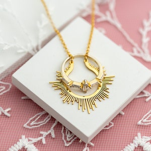 Sun Ring Holder Necklace Pregnant Women Gift Gold Ring Keeper Necklace For Nurse Wedding Ring Holder Gift For Vet Ring Saver Necklace