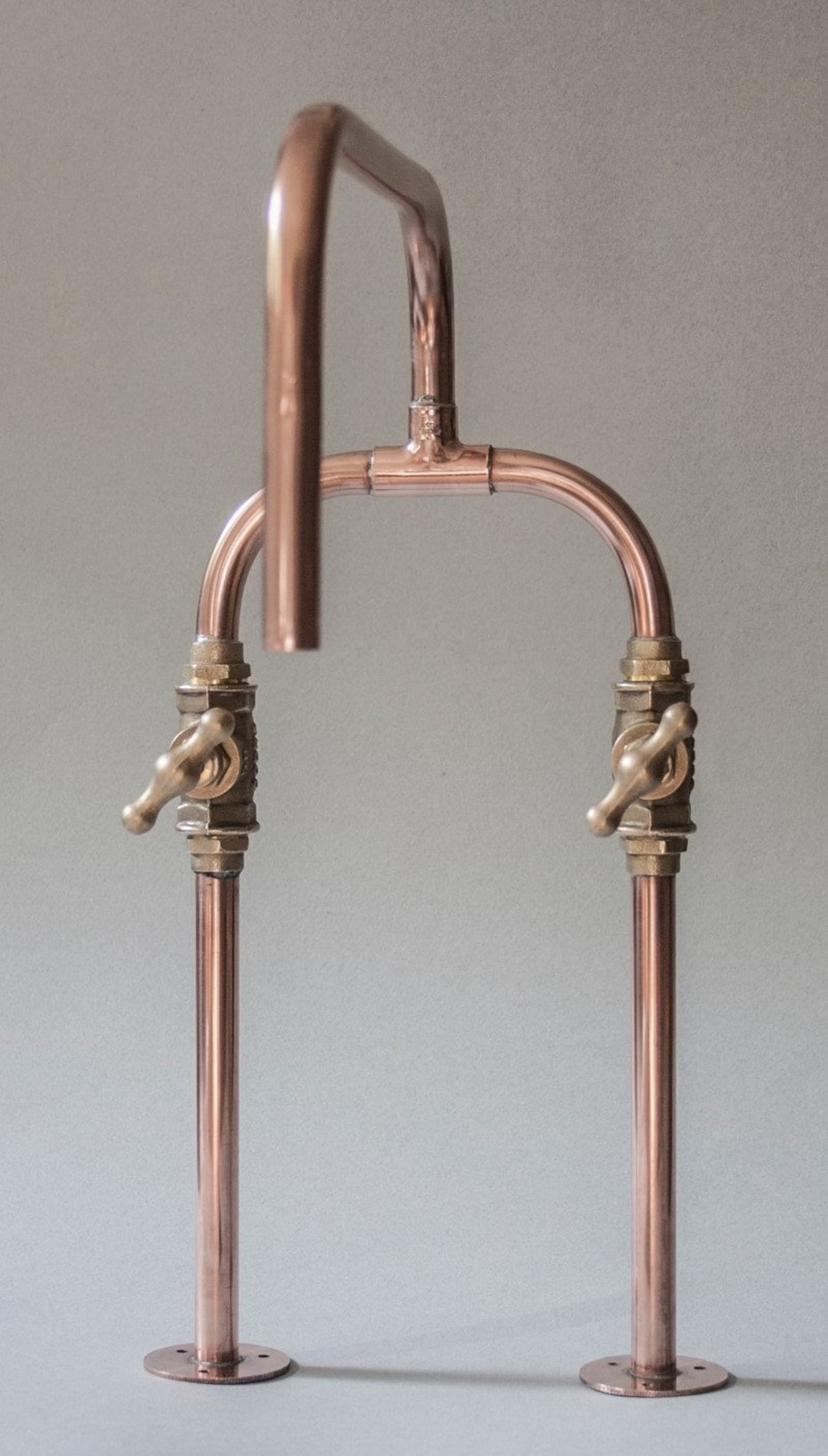 Brass and Copper Kitchen Tap Etsy