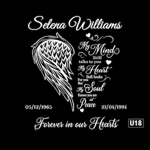 Forever in Our Hearts Svg Memorial Svg in Loving Memory Svg - Etsy