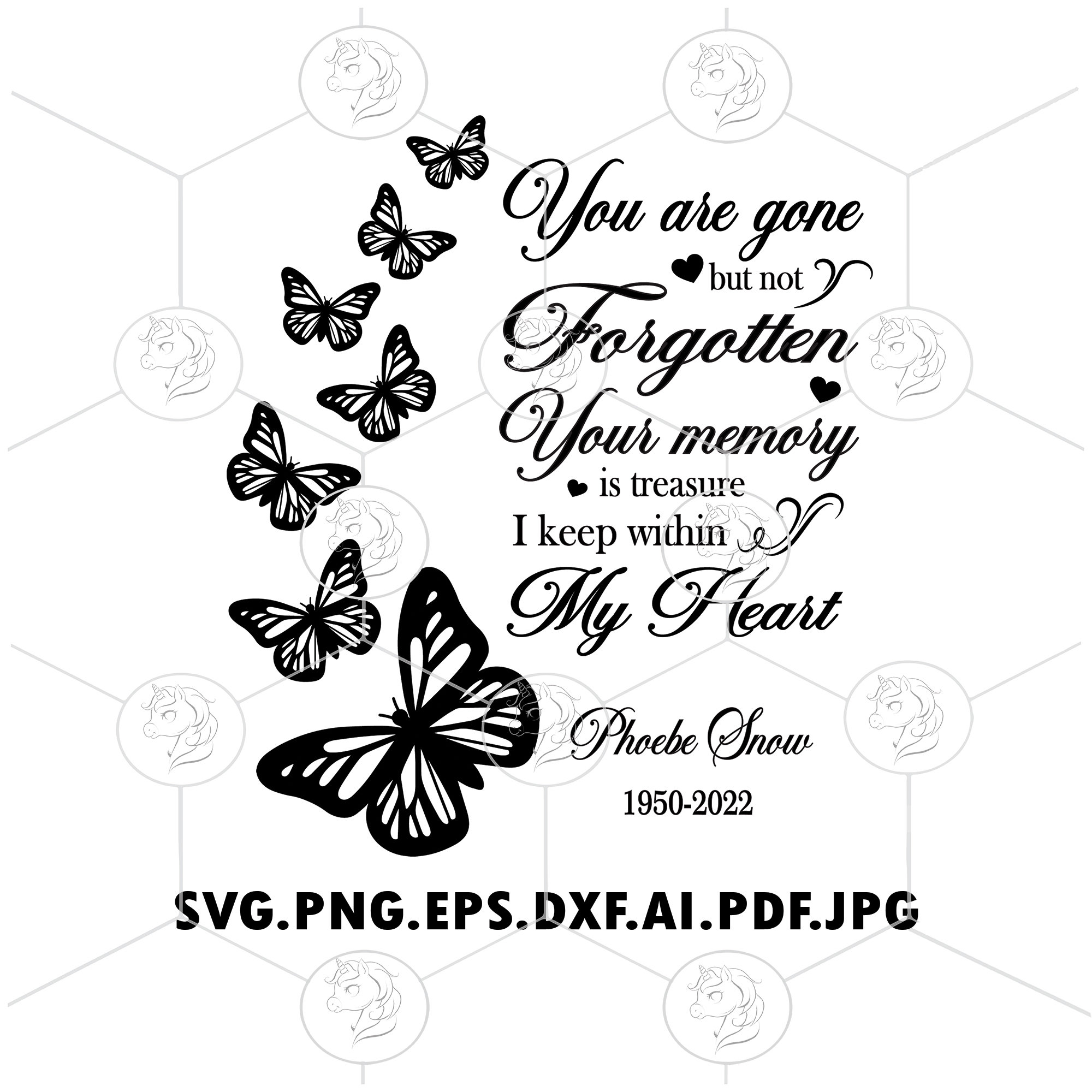 You're Gone but Not Forgotten Svg Butterfly Memorial - Etsy Finland