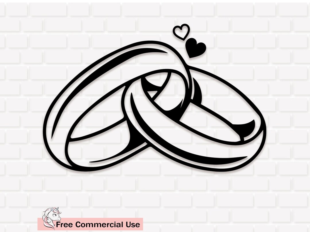 2 Ringe Svg Ehe Ringe svg, Ehe Ringe Png, Ring svg, Hochzeit svg, Ehe ...