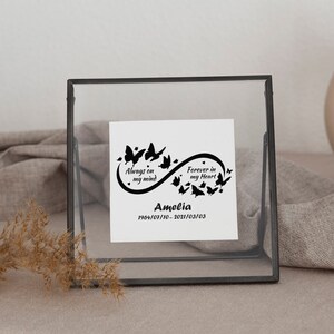 Always on My Mind Forever in My Heart SVG PNG, Butterfly Infinity Meditation Spiritual Religious ...