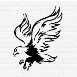 Flying Eagle Svg, Eagle Clipart, Bald Eagle Svg, Cricut, Instant Download, Png