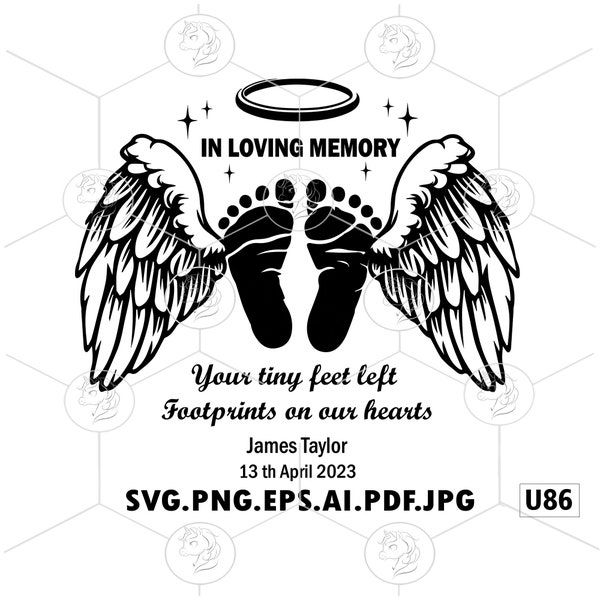 Angel Baby, Infant Loss, Miscarriage Svg Files For Cricut, Pregnancy Loss Gift Svg For Shirts, Angel Baby Sticker,  Baby Loss Svg Png Files