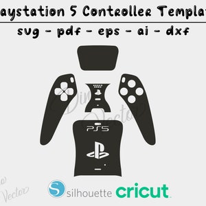 Sony DualSense Edge Controller (PS5) Skin CutFile Vector Template