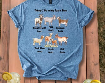 Camiseta de cabras / Camiseta para amantes de las cabras