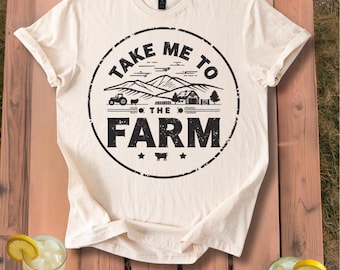 Farm Life Unisex T-Shirt, Rural Tee, Country Living, Farm Lover Shirt, Agriculture Gift, Farmhouse Graphic Tee