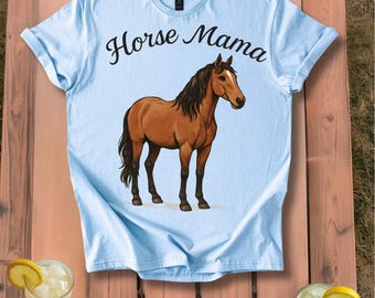 Pferde Mama T-Shirt | T-Shirt mit Pferde Motiv