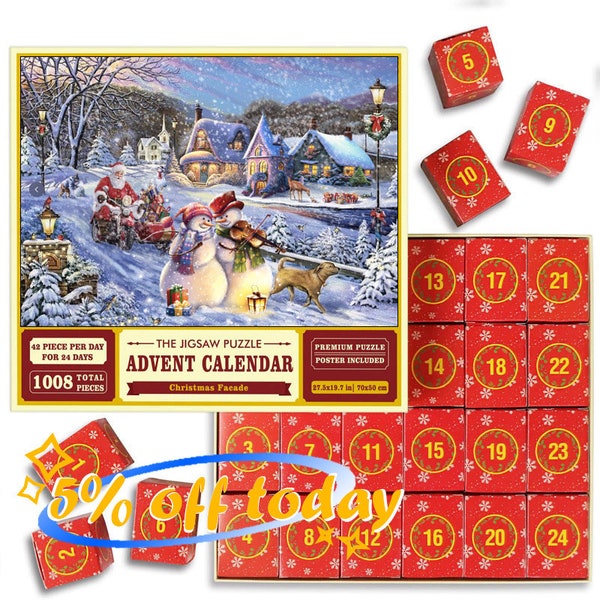 Christmas Advent Calendar Jigsaw Puzzle Etsy christmas-advent-calendar-jigsaw-puzzle-etsy