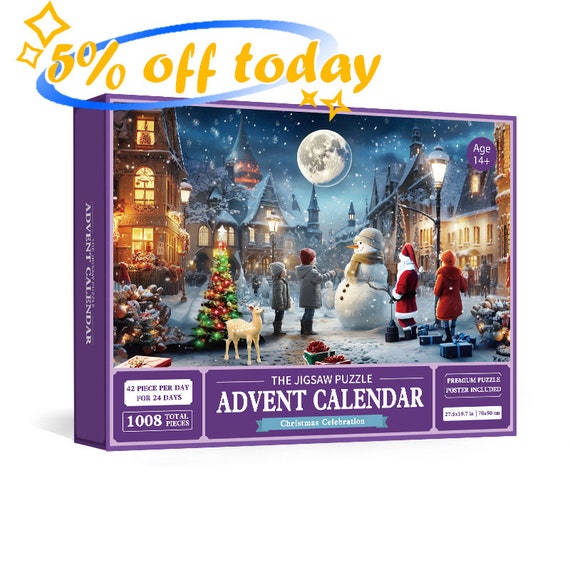 Advent Calendar Jigsaw Puzzle 2023,jigsaw Advent Calendar 2023,puzzle  Advent Calendar 2023 Adult,christmas Jigsaw Puzzles - Etsy