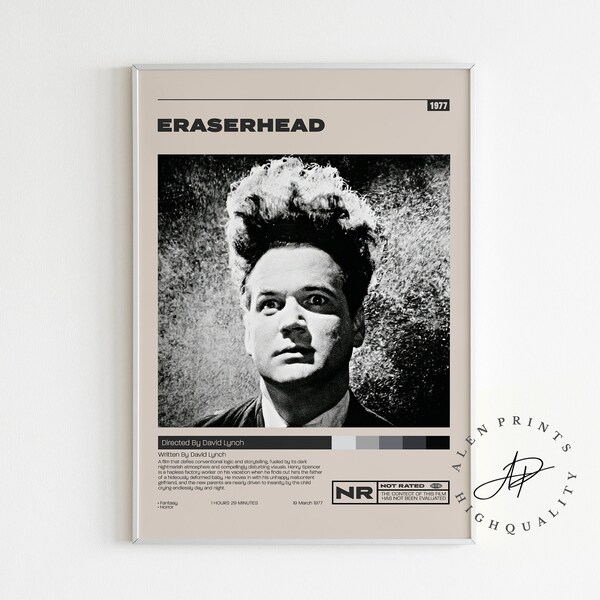 Eraserhead Poster Etsy