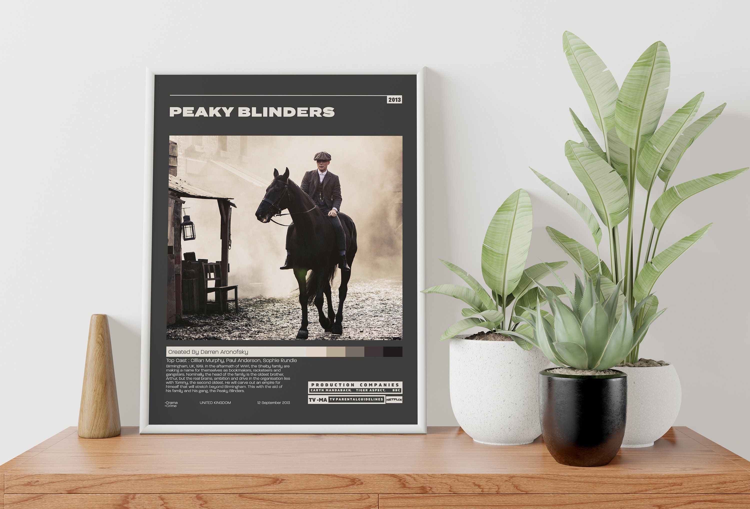 Peaky Blinders Poster Printable Tv Series Cillian Murphy Etsy - Otosection