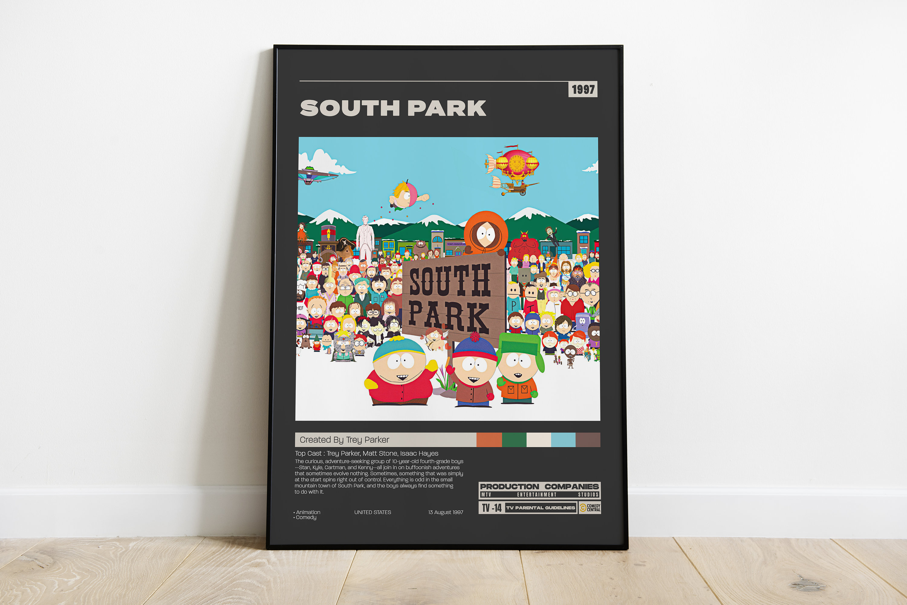 South Park Poster, TV Show Poster, TV Prints, Wall Art, Home Decor, TV ...