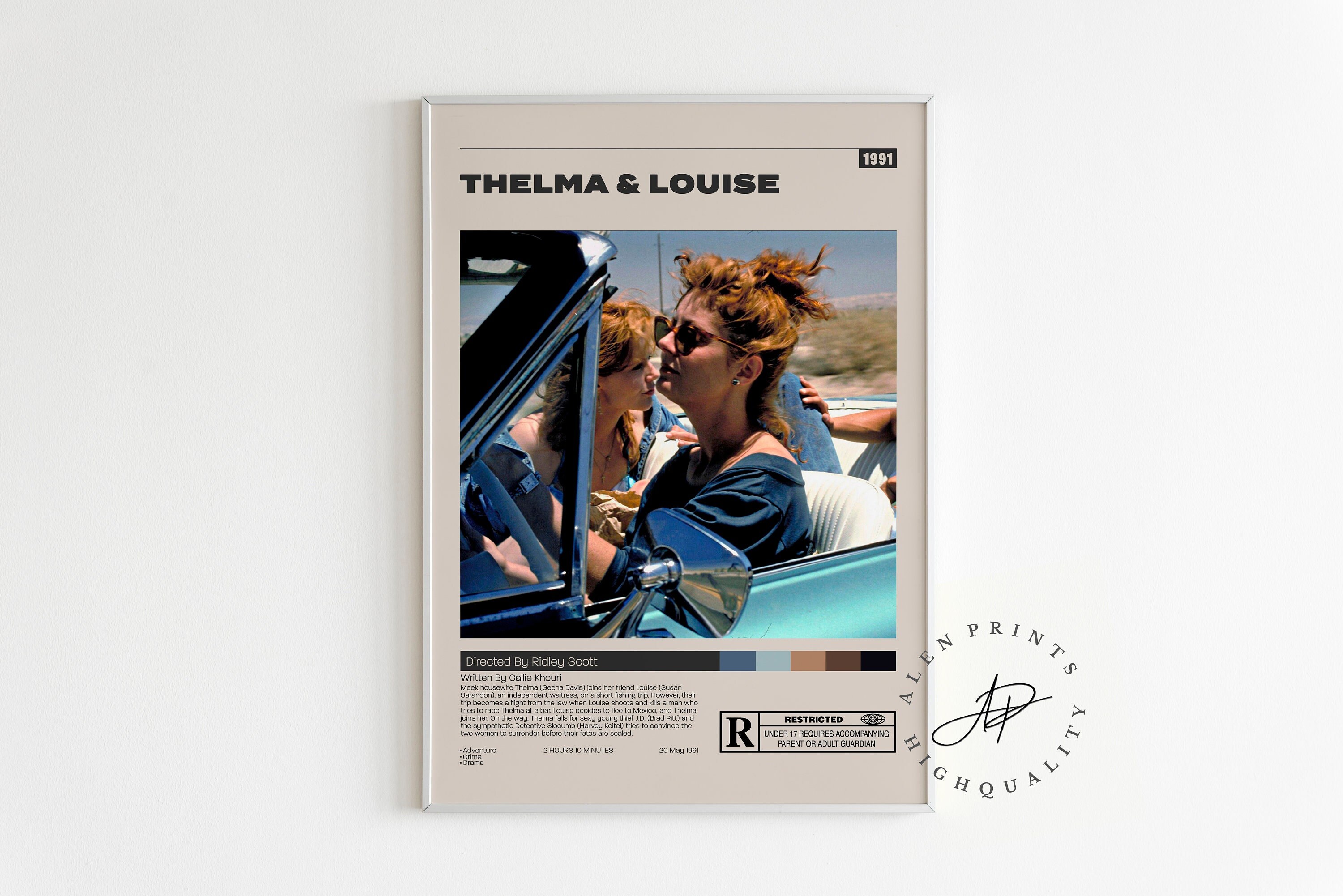 Thelma and Louise Art Print by morganmakes