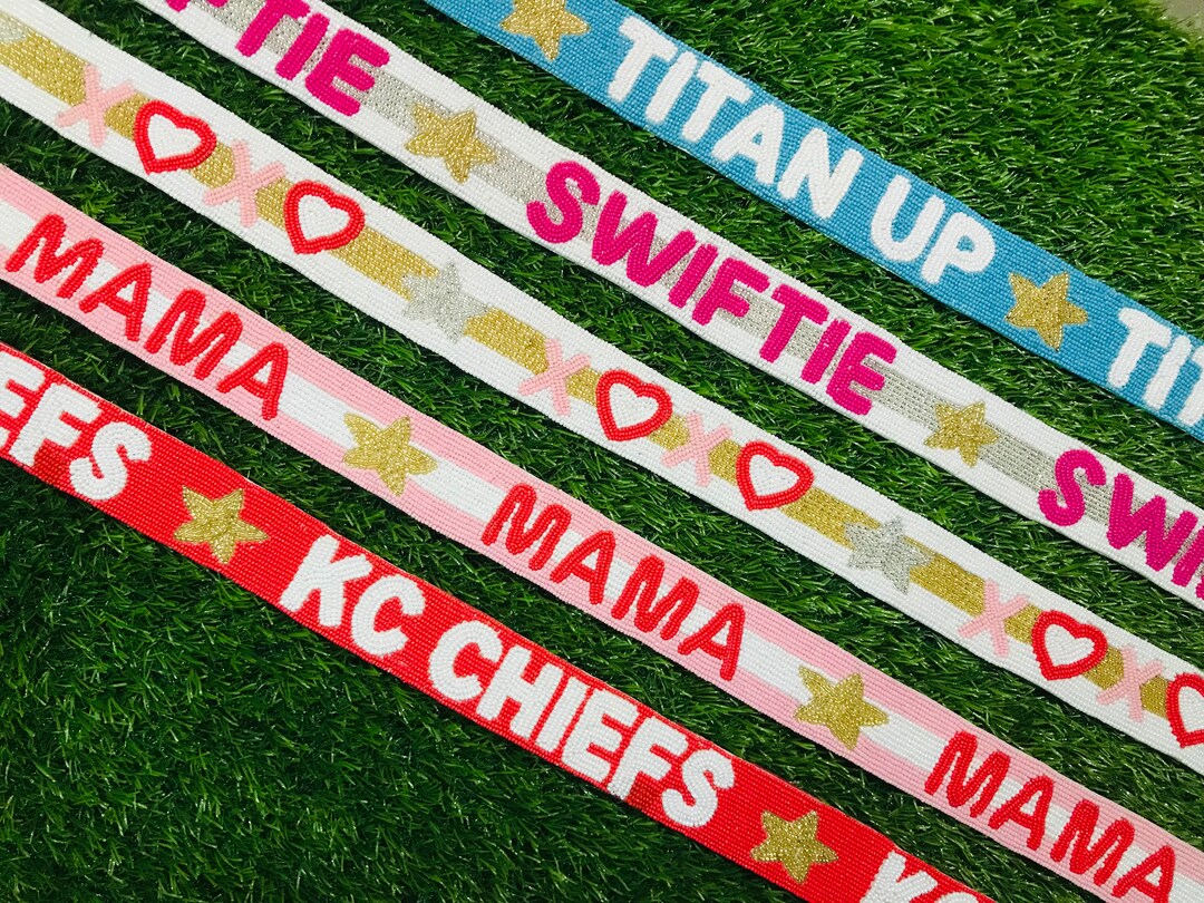 Beaded Purse Strap, Gameday Clear Bag Strap, Crossbody Strap, Guitar