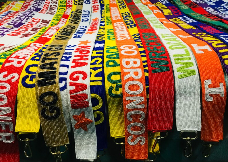 Custom Beaded Purse Strap Customize Bag Strap Handmade Etsy