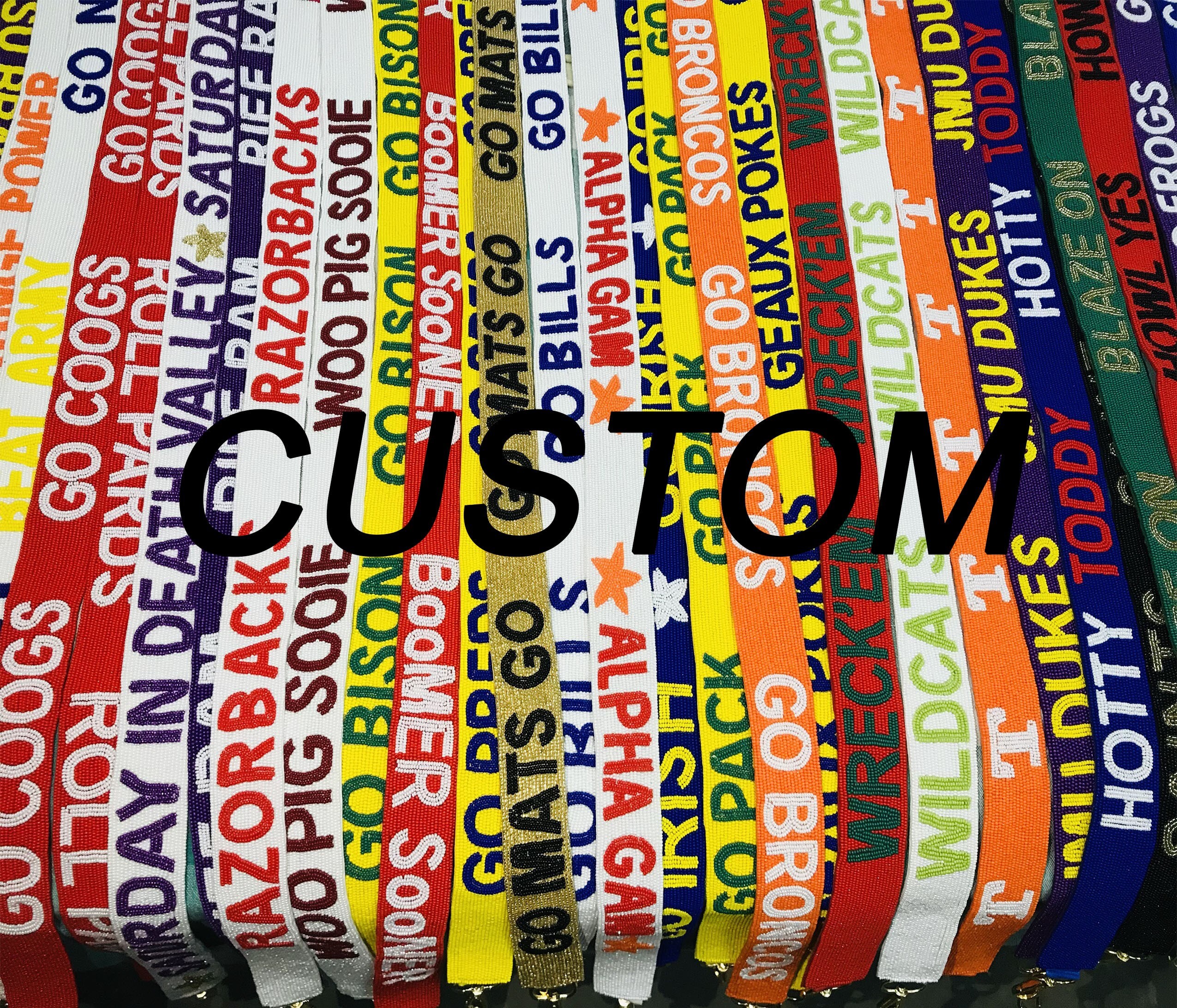 Custom Beaded Purse Strap Customize Bag Strap Handmade Etsy