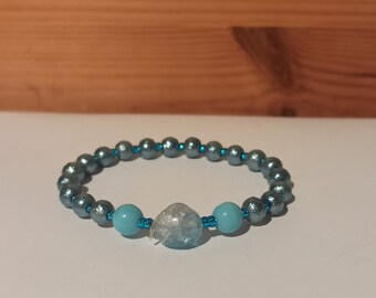 Blue Silver Bracelet: Ocean Inspired Collection