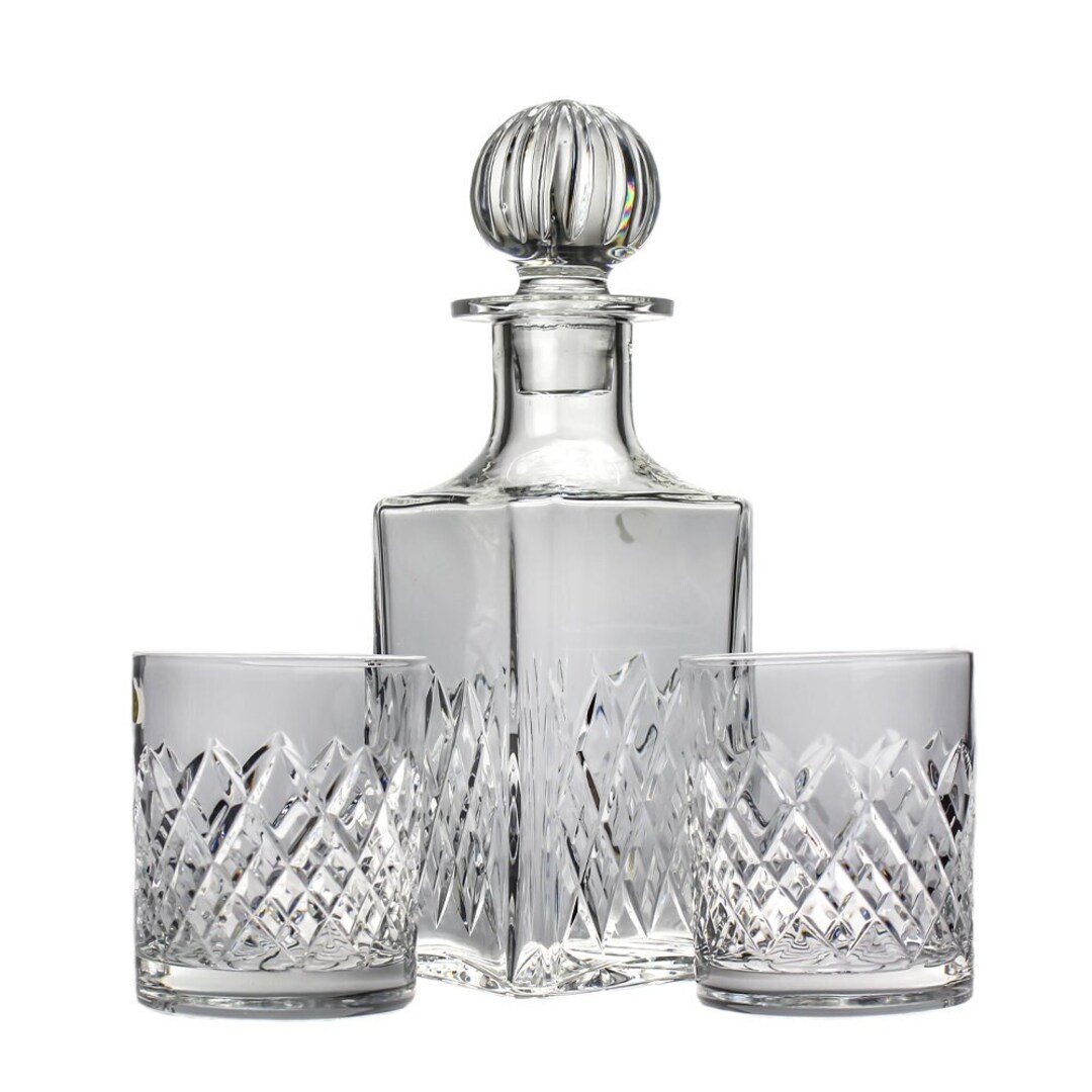 ARNSTADT CRYSTALL Whiskey Glass Crystal Glass Lily (9cm) With 24ct Gold Band - View #9