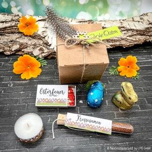 Easter in a box - Easter basket to go - box filled with Easter items - Easter present, gift, Easter souvenir, little something